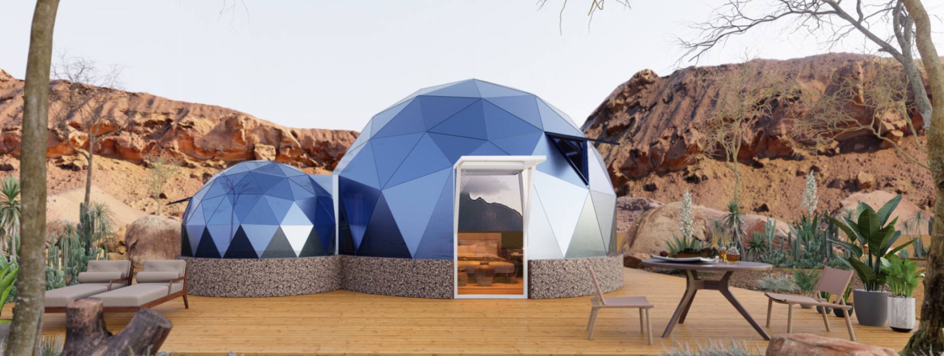 环翠区球形智能光伏玻璃星空房